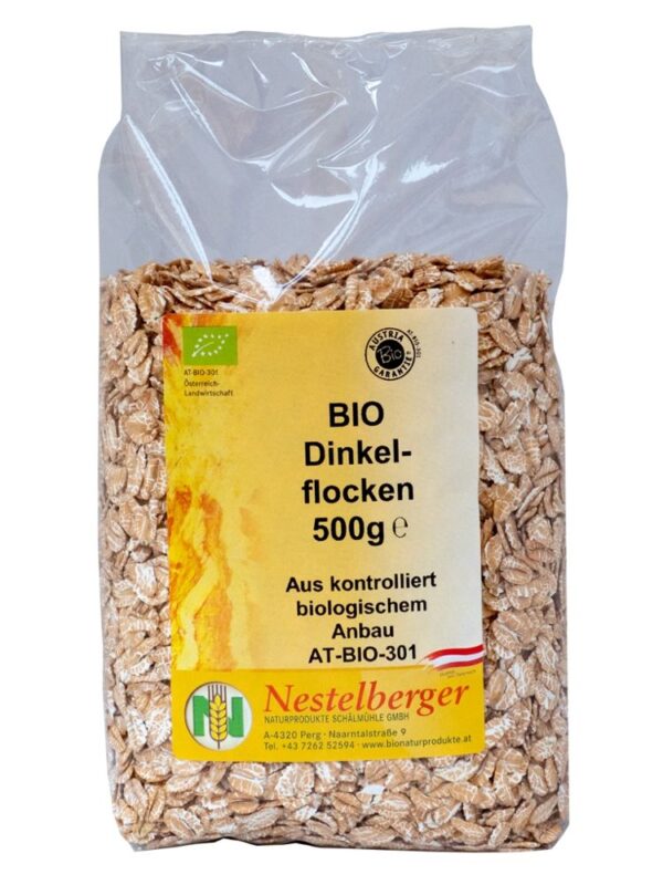 Bio Dinkel-Flocken Nestelberger