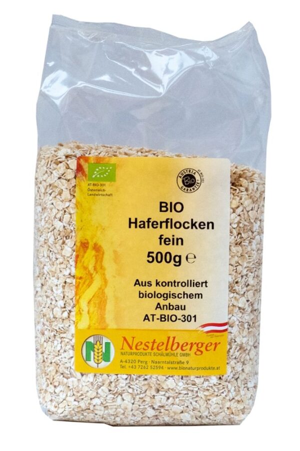 Bio Haferflocken fein Nestelberger