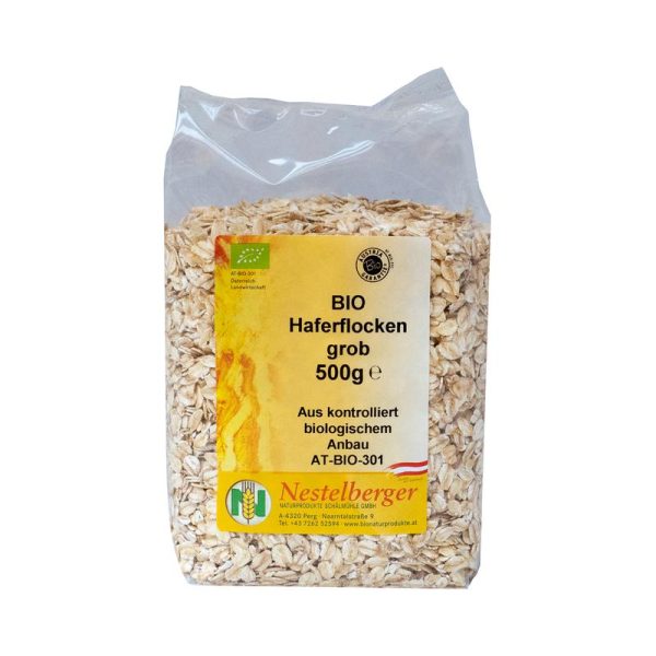 Bio Haferflocken grob Nestelberger