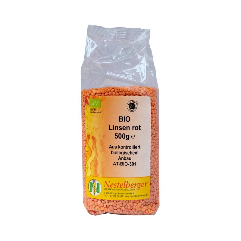 Bio Linsen rot Nestelberger