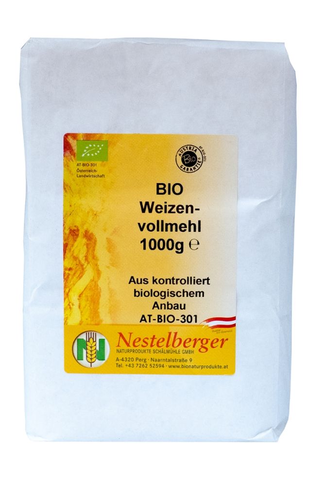 Nestelberger - Bio Weizenvollmehl 10 Stück zu 1 kg