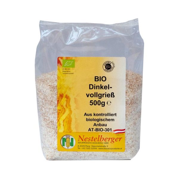 Bio Dinkelvollgrieß Nestelberger