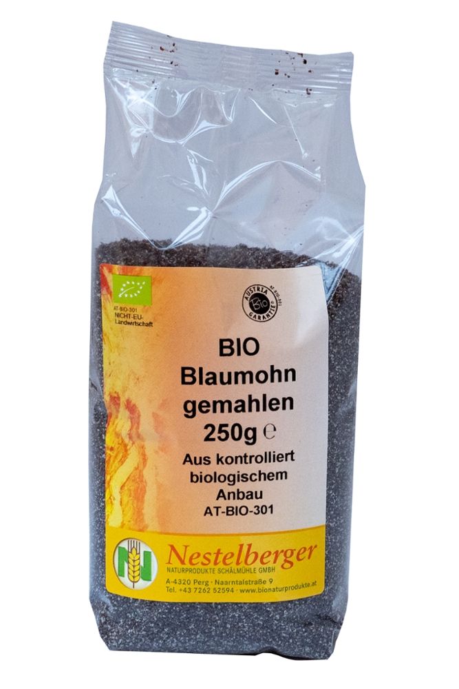 Nestelberger - Bio Blaumohn gemahlen 10 Stück zu 250 g