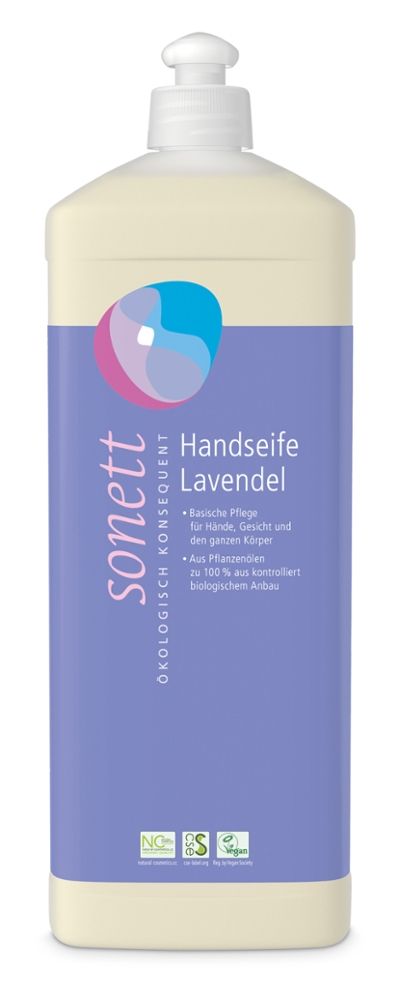 Sonett - Handseife Lavendel 6 Stück zu 1 l