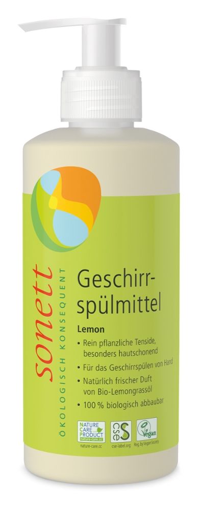 Sonett - Geschirrspülmittel Lemon 6 Stück zu 300 ml