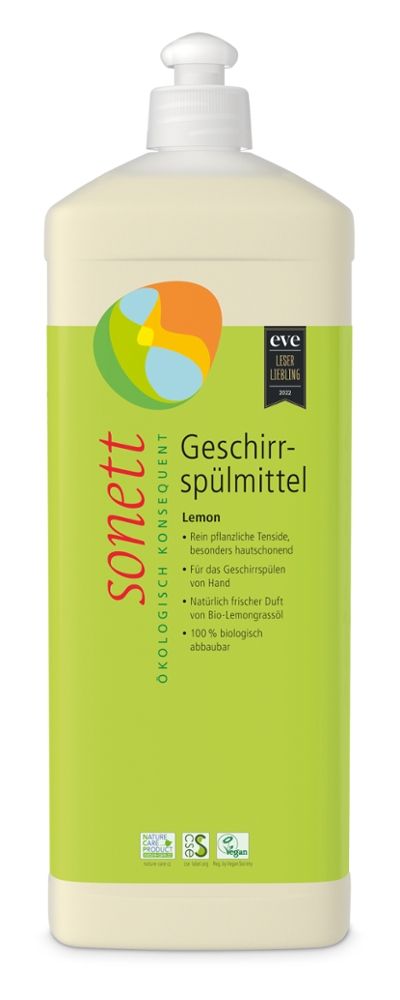 Sonett - Geschirrspülmittel Lemon 6 Stück zu 1 l