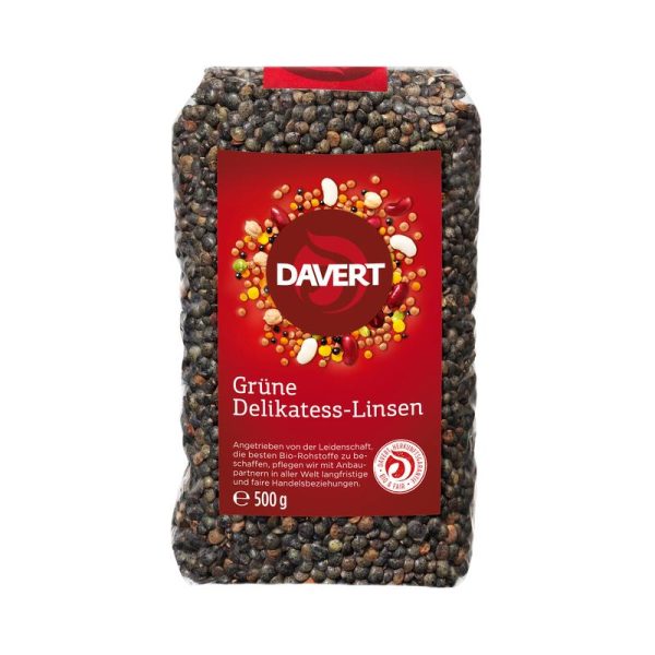 Grüne Delikatess Linsen Davert