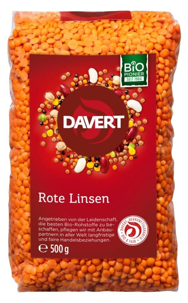 Rote Linsen Davert