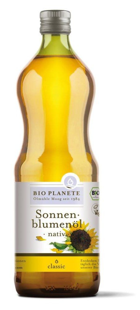 Bio Planete - Sonnenblumenöl nativ 6 Stück zu 1 l