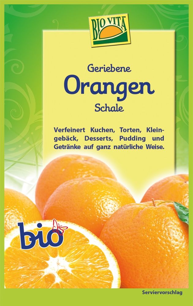 Biovita - Geriebene Orangen Schale