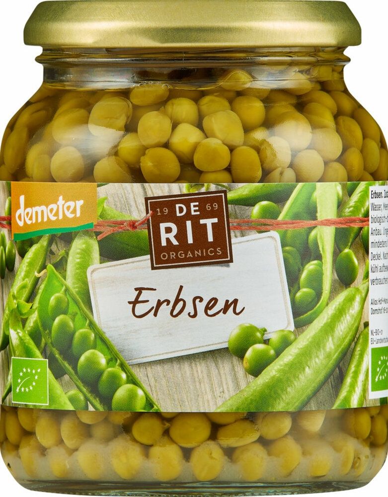 De Rit - Erbsen 6 Stück zu 215 g