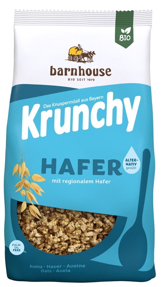 Barnhouse - Krunchy Hafer 6 Stück zu 375 g