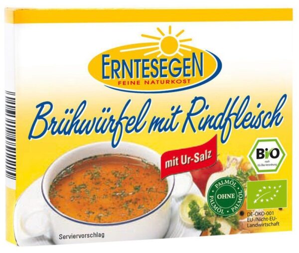 Brühwürfel mit Rindfleisch Erntesegen