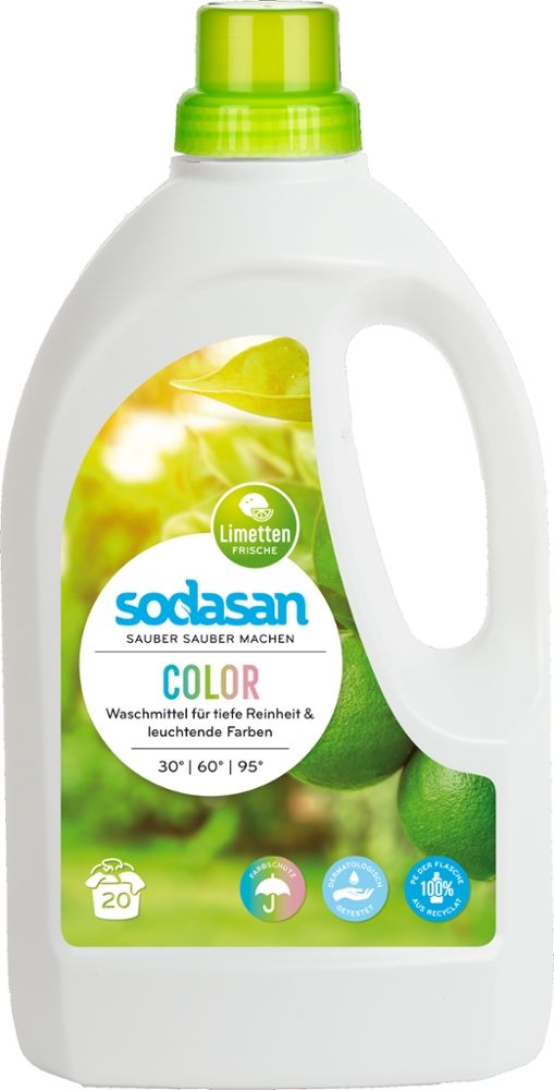 Sodasan - Color Waschmittel 6 Stück zu 1,5 l