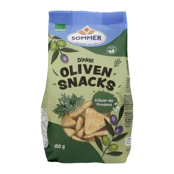 Dinkel Oliven-Snacks Kräuter der Provence Sommer