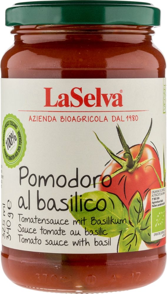 LaSelva - Pomodoro al basilico Tomatensauce 6 Stück zu 340 g