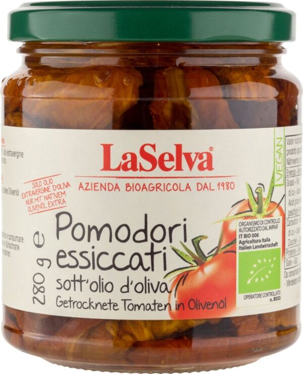 Pomodori essicati Getrocknete Tomaten in Olivenöl LaSelva