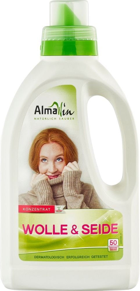 AlmaWin - Wolle & Seide Feinwaschmittel 6 Stück zu 750 ml