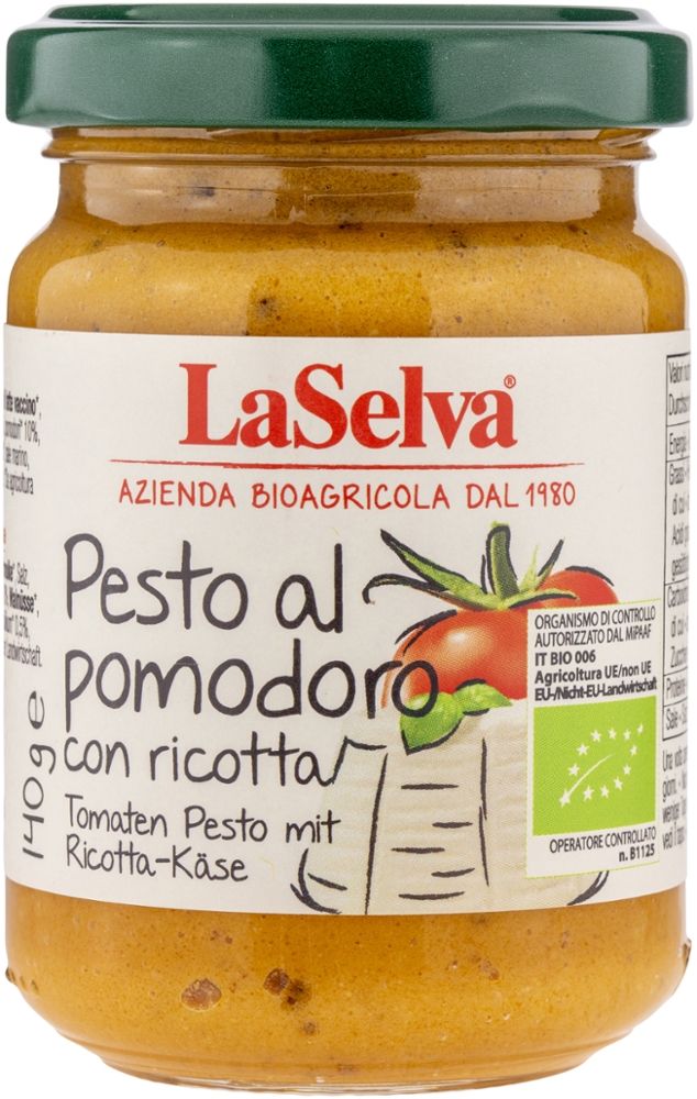 LaSelva - Tomaten Pesto mit Ricotta 6 Stück zu 130 g