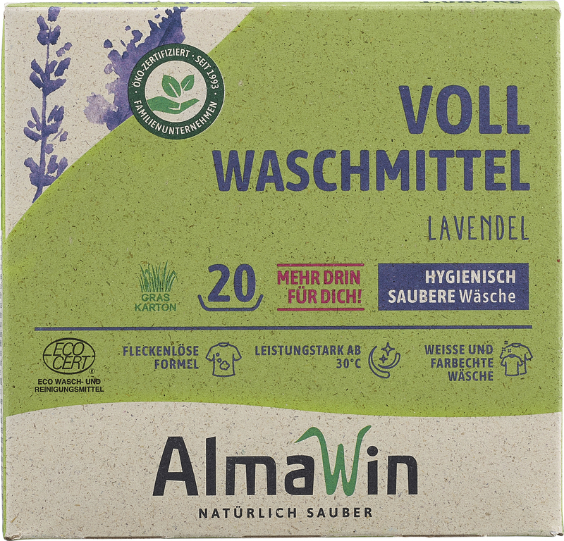 Vollwaschmittel Lavendel AlmaWin