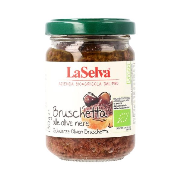 Bruschetta alle olive nere schwarze Oliven Bruschetta LaSelva