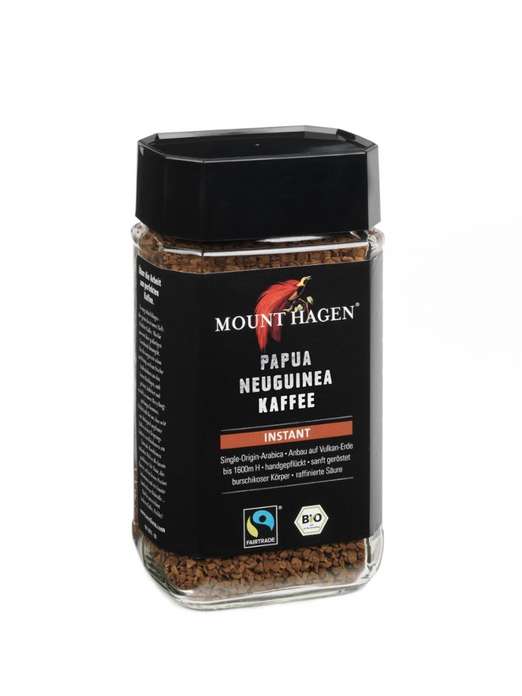 Mount Hagen - Papua Neuguinea Kaffee Instant 6 Stück zu 100 g