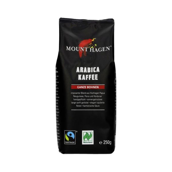 Mount Hagen - Arabica Kaffee Ganze Bohne 6 Stück zu 250 g