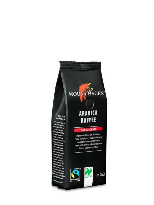 Mount Hagen - Arabica Kaffee Ganze Bohne 6 Stück zu 250 g