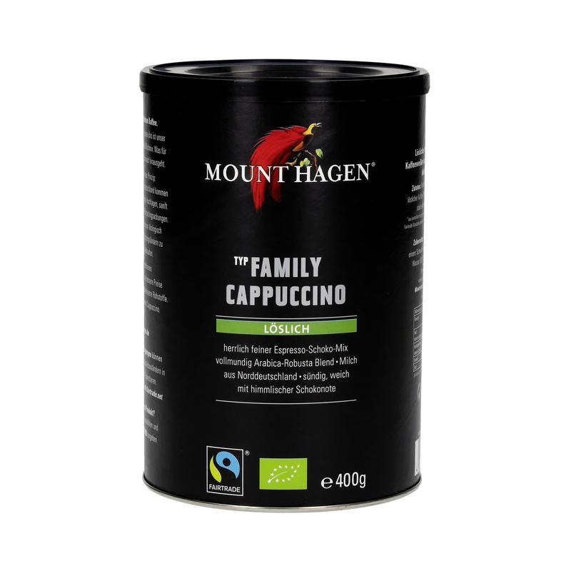 Family Cappuccino löslich Mount Hagen