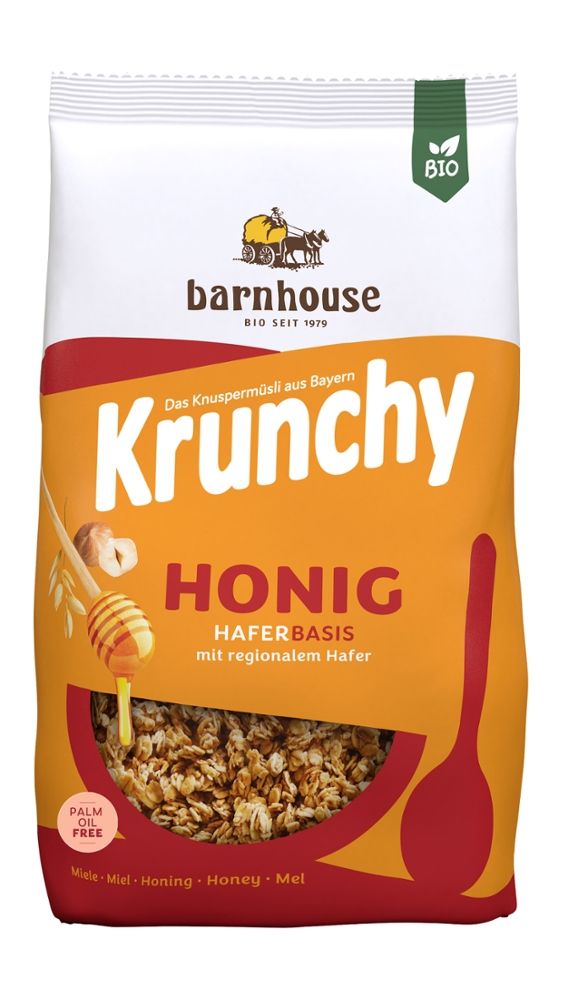 Barnhouse - Krunchy Honig 6 Stück zu 600 g