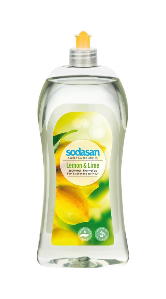 Sodasan - Lemon & Lime Spülmittel 6 Stück zu 1 l