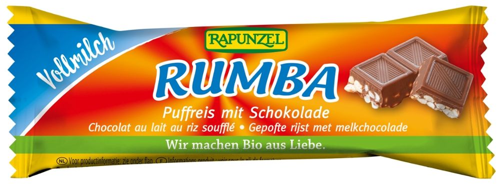 Rumba Puffreis mit Schokolade Vollmilch Rapunzel