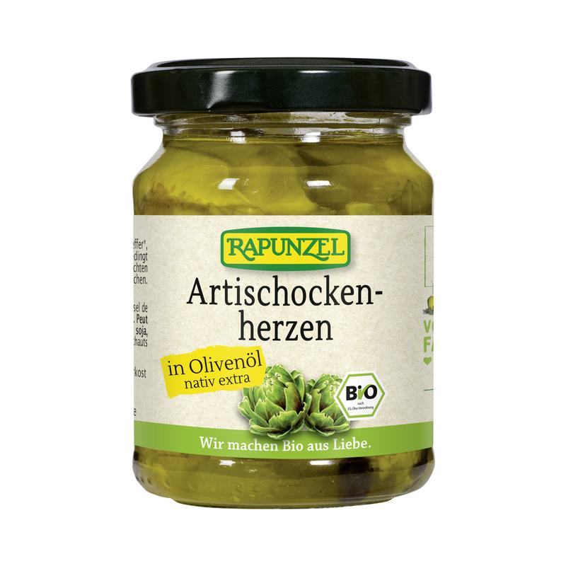 Artischockenherzen in Olivenöl Rapunzel