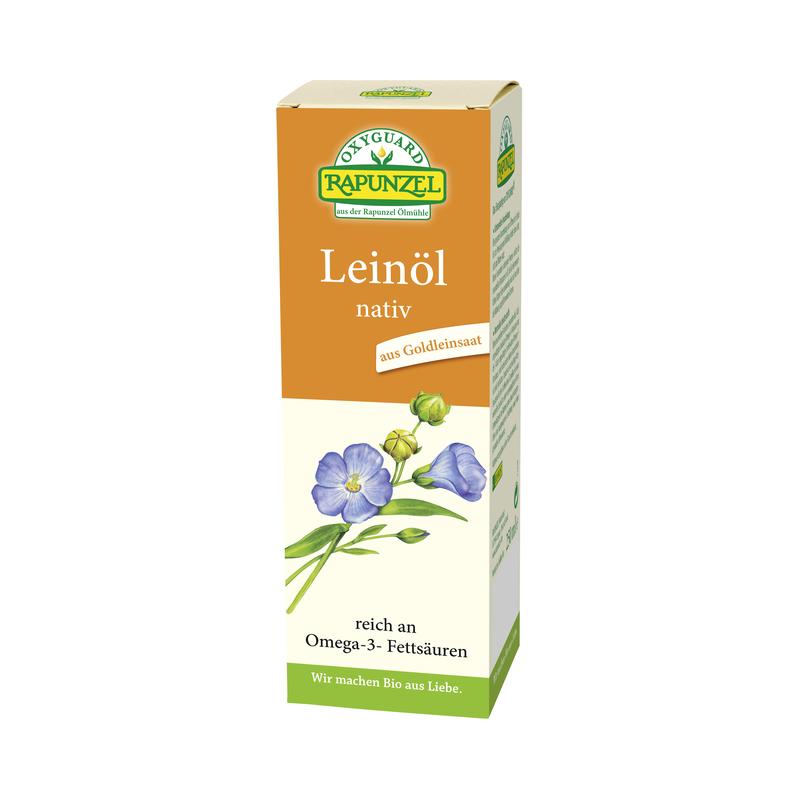 Rapunzel - Leinöl nativ 4 Stück zu 250 ml