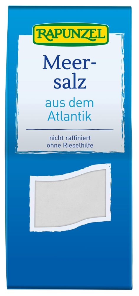 Rapunzel - Meersalz aus dem Atlantik fein 8 Stück zu 500 g