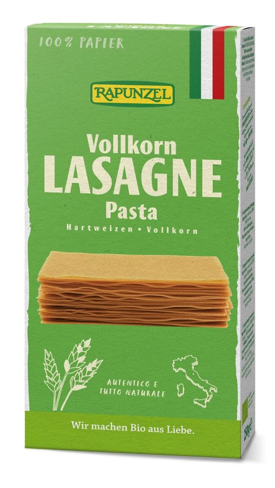 Rapunzel - Vollkorn Lasagne Pasta