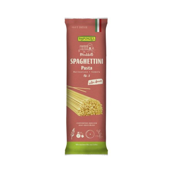 Spaghettini Pasta Hartweizen Rapunzel