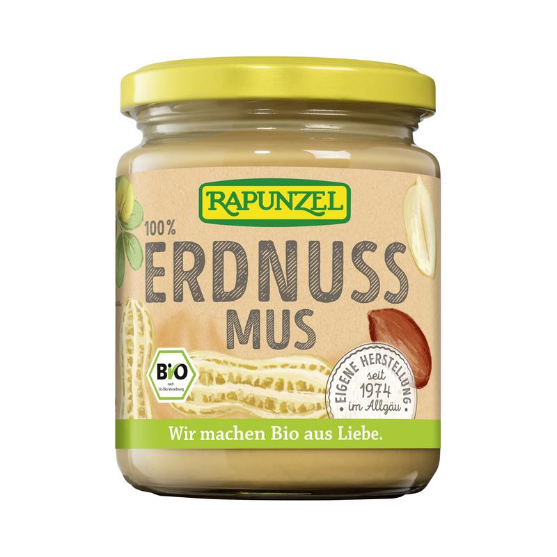 Erdnussmus fein 100% Erdnüsse Rapunzel