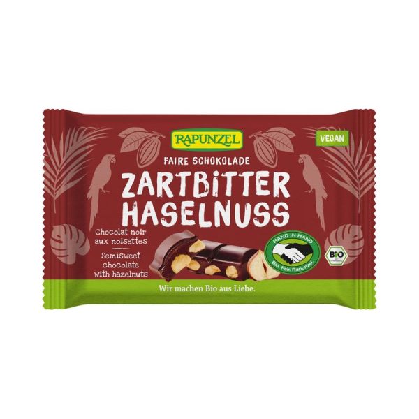 Faire Schokolade Zartbitter Haselnuss Rapunzel