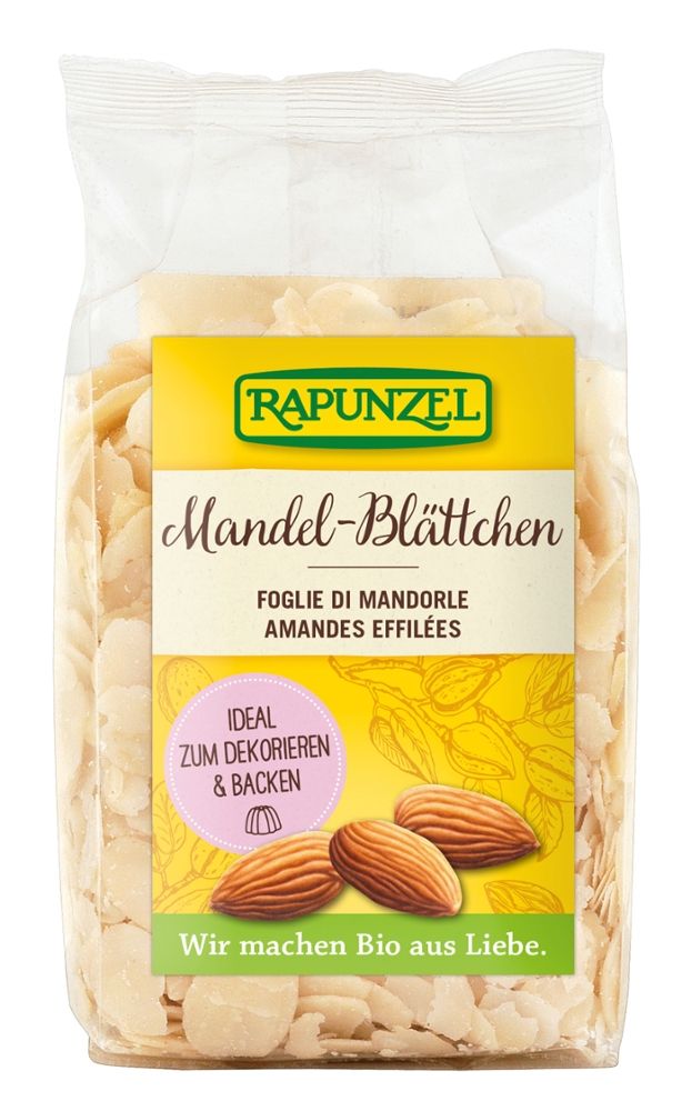 Rapunzel - Mandel-Blättchen 8 Stück zu 100 g