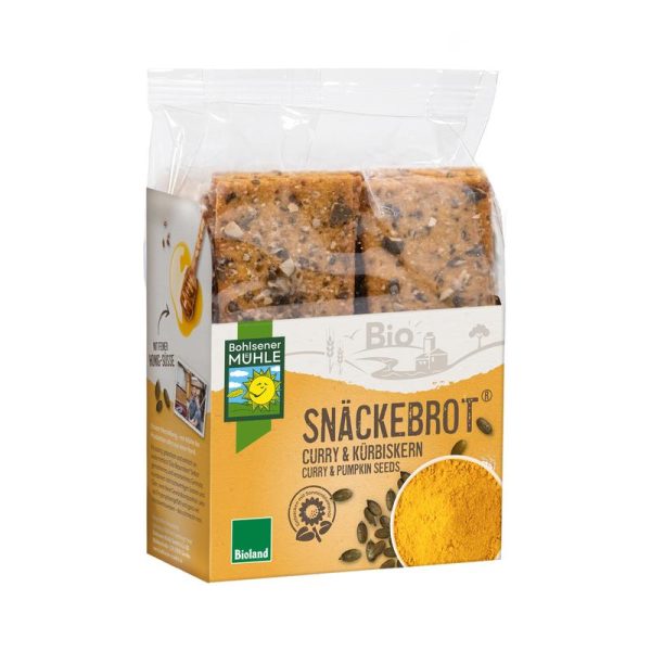 Snäckebrot Curry & Kürbiskern Bohlsener Mühle