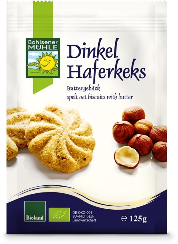 Dinkel Haferkeks Bohlsener Mühle