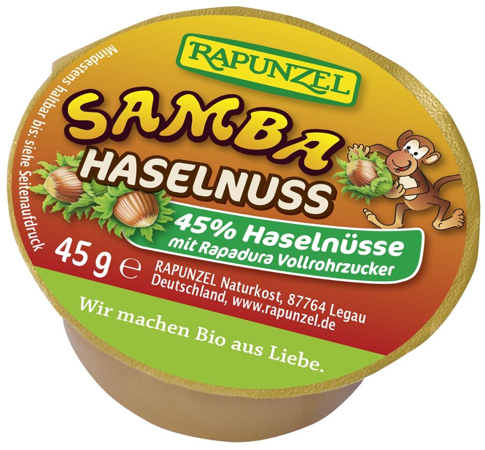 Rapunzel - Samba Haselnuss 11 Stück zu 45 g