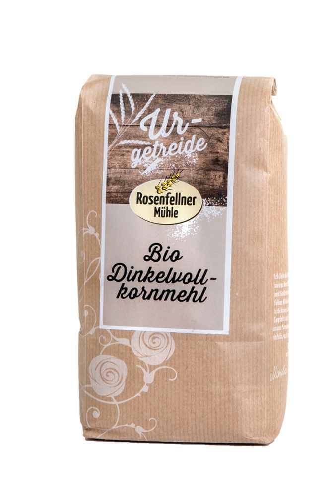 Bio Dinkelvollkornmehl Rosenfellner Mühle