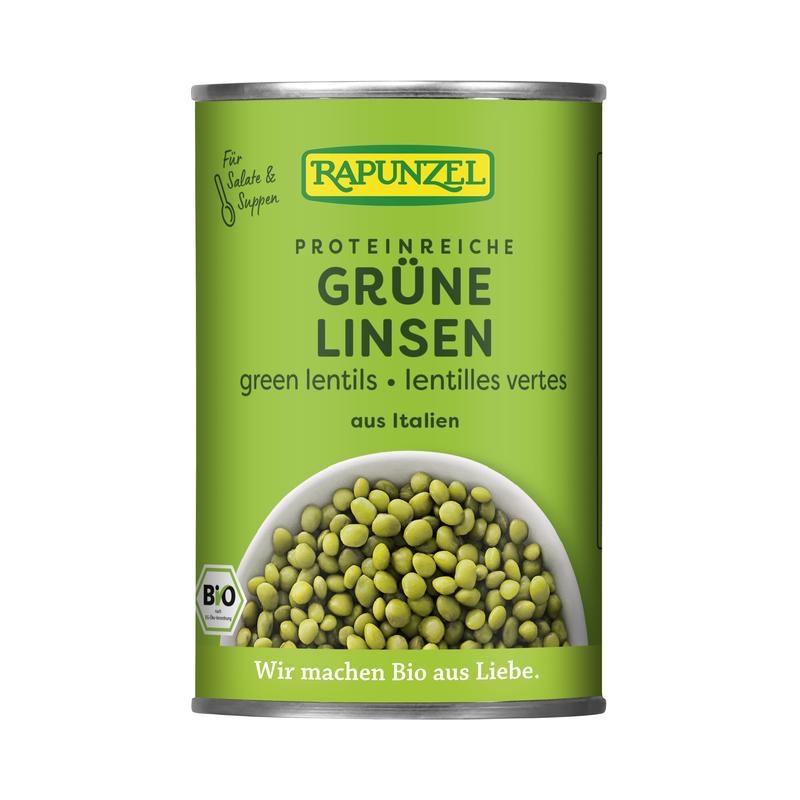 Grüne Linsen Rapunzel