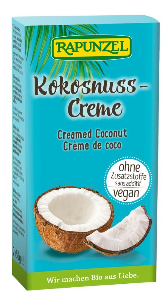 Rapunzel - Kokosnuss Creme 6 Stück zu 100 g