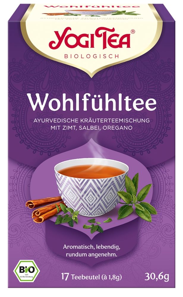 Yogi Tea - Wohlfühltee Teebeutel 6 Stück