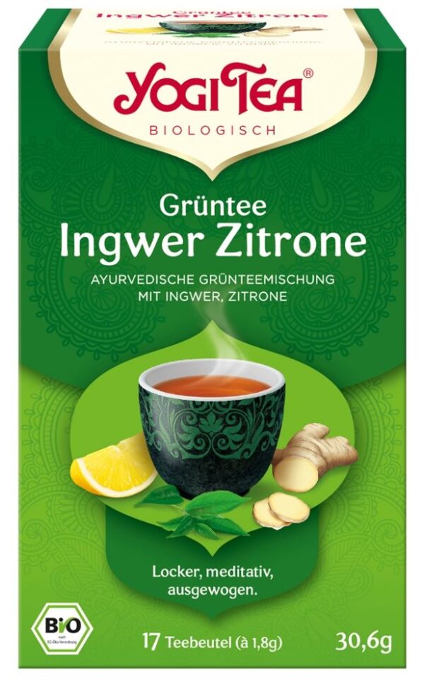 Grüntee Ingwer Zitrone YogiTea