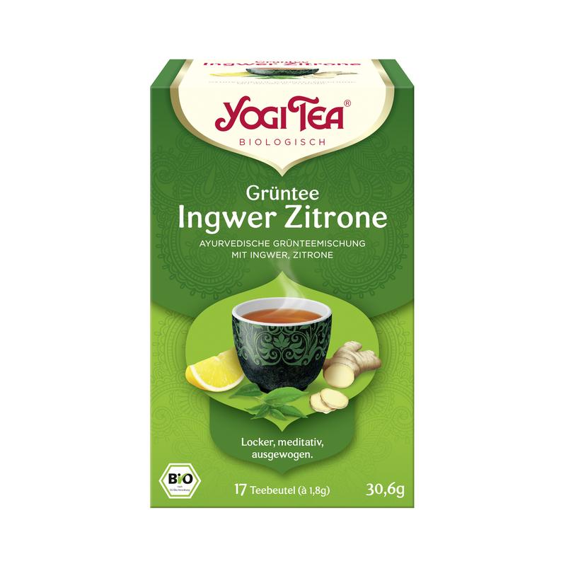 Grüntee Ingwer Zitrone YogiTea