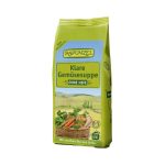 Klare Gemüsesuppe ohne Hefe Rapunzel